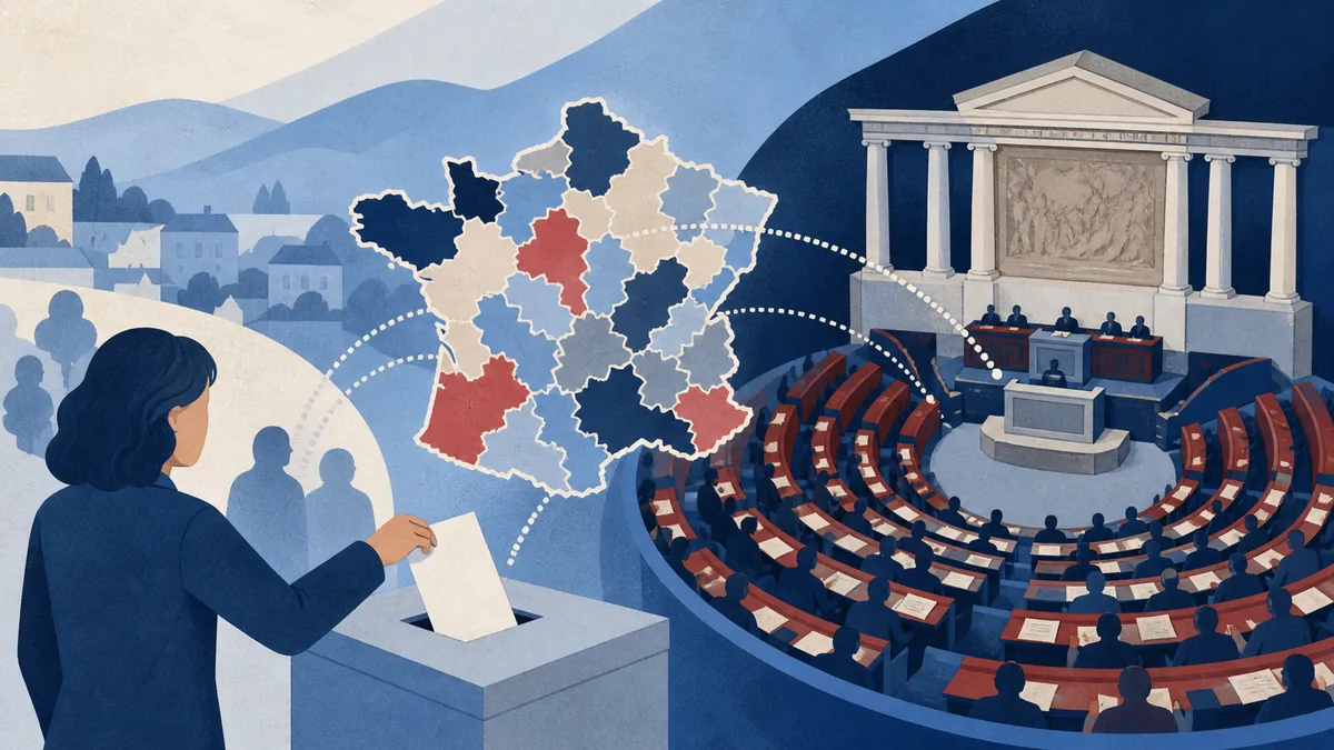 Vote par circonscription relié au travail parlementaire